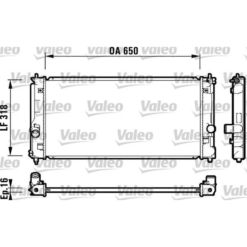 Valeo Engine Radiator 732417