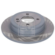 Febi 2 x Solid Rear Brake Discs 108420-x2