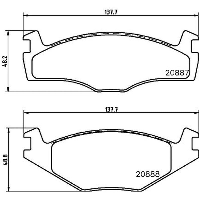 Mintex Front Brake Pad Set MDB1793
