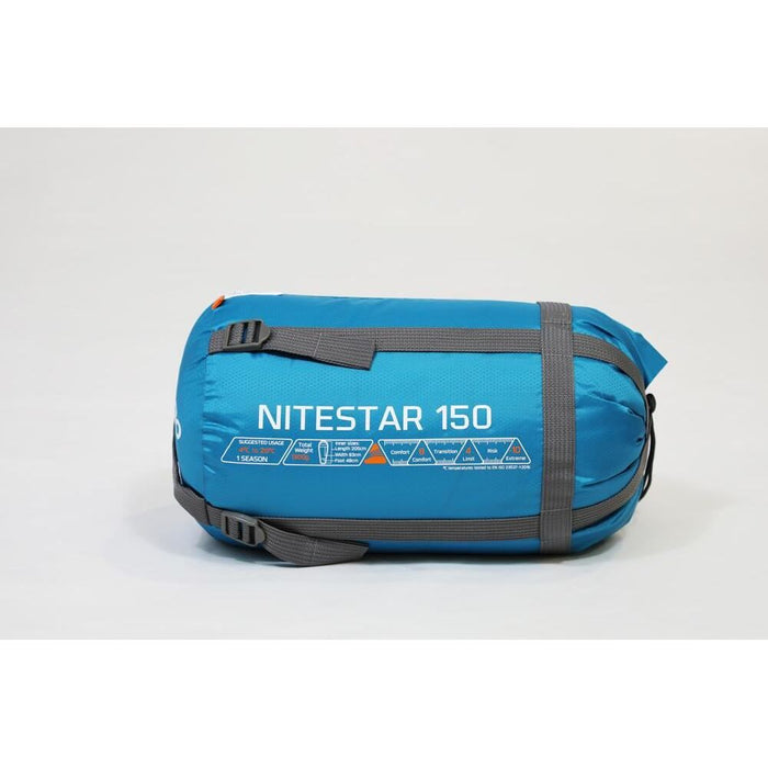 Vango Nitestar Alpha 150 150 Atom Blue Sleeping Bag - Vango - Van Life Living