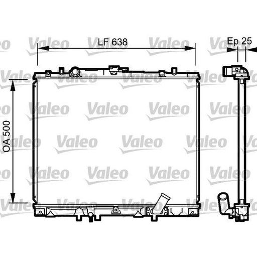 Valeo Engine Radiator 734424