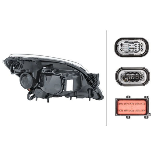 Hella Headlight Headlamp D2S/H7 Left 1ZS 008 710-311