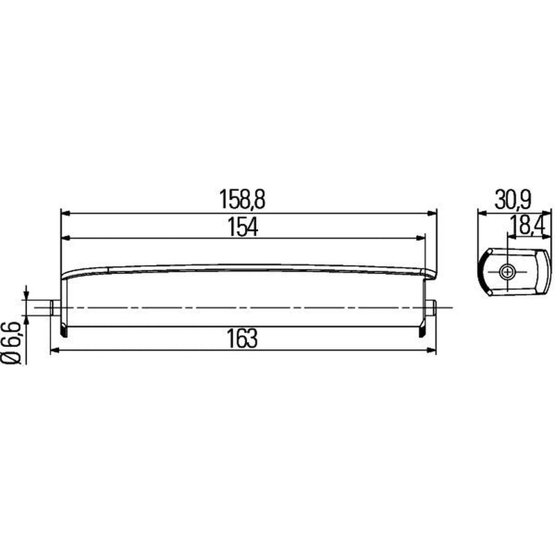 Hella Daytime Running Light LED both sides 2PT 980 860-001