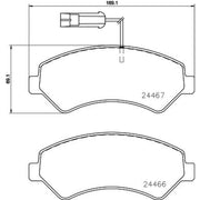 Mintex Front Brake Pad Set MDB3794