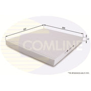 Comline Cabin Air Filter (Pollen Filter) EKF204