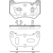 Fahren Front Brake Pad Set FBP4020