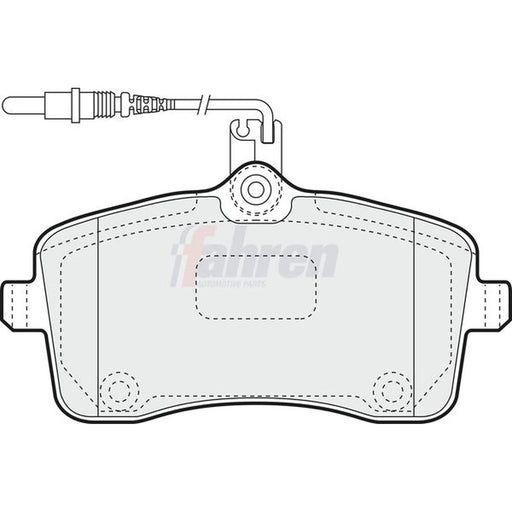 Fahren Front Brake Pad Set FBP3105