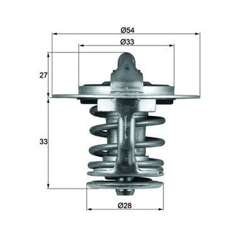 Mahle Thermostat,Coolant TX 84 77