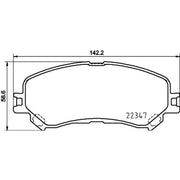 Mintex Front Brake Pad Set MDB3890