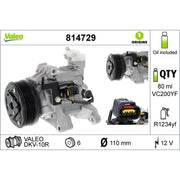 Valeo Air Conditioning Compressor 814729