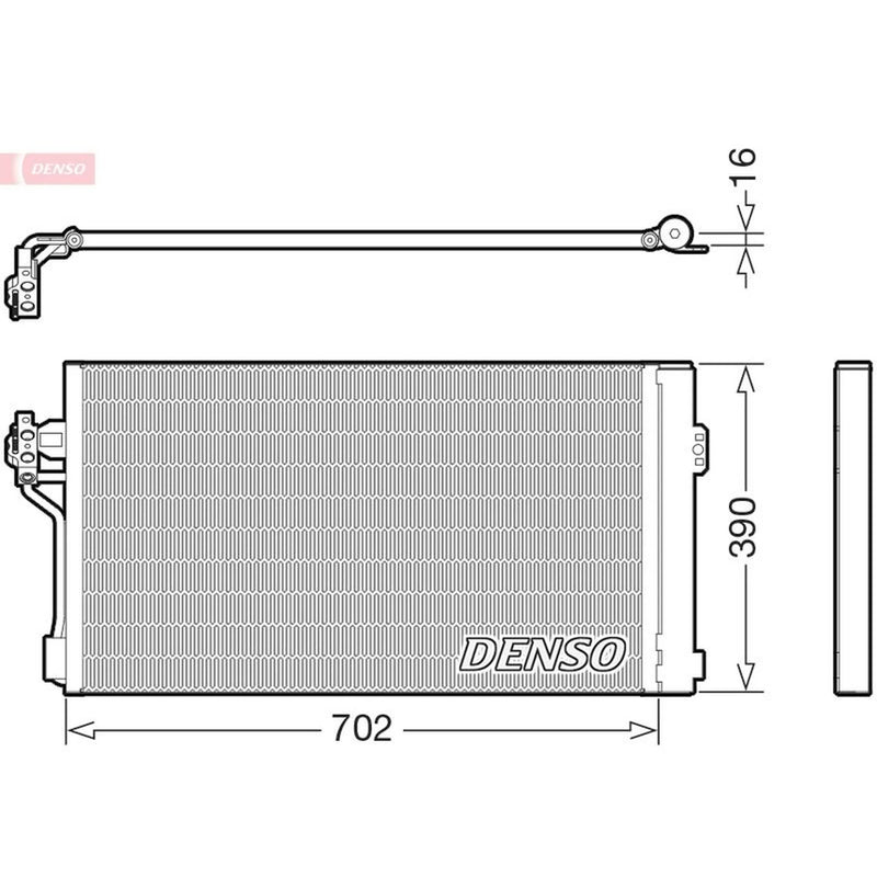 Denso Air Conditioning Condenser DCN99057