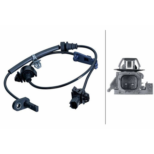 Hella ABS Wheel Speed Sensor Front 6PU 358 251-121