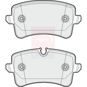 Apec Rear Brake Pad Set PD3350