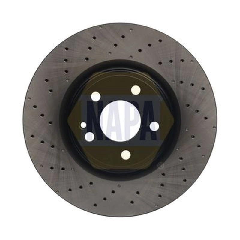 NAPA 2 x Perforated/Vented Front Brake Discs NBD5488-x2