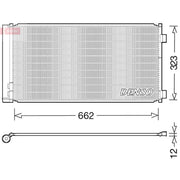 Denso Air Conditioning Condenser DCN05103
