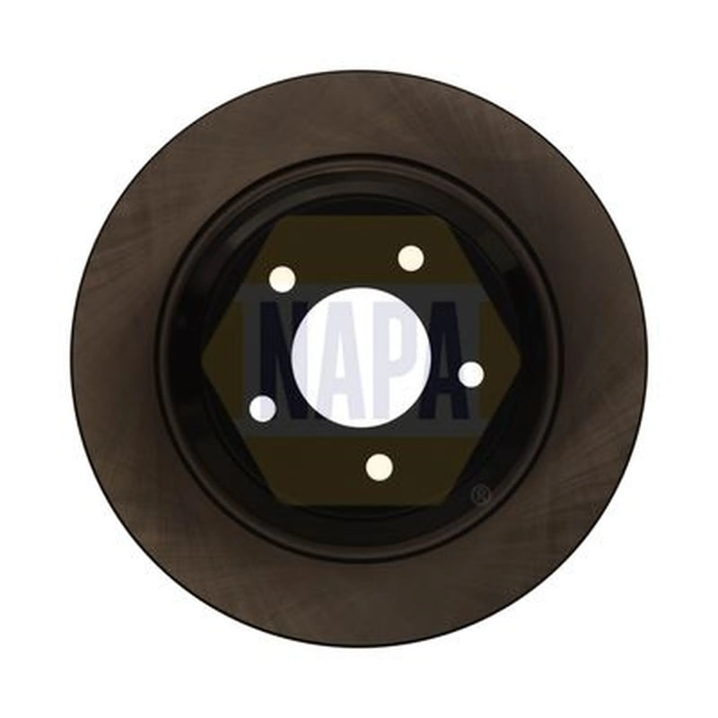 NAPA 2 x Solid Rear Brake Discs NBD5594-x2