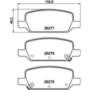 Mintex Rear Brake Pad Set MDB4289