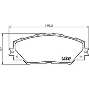 DON Front Brake Pad Set PCP1134