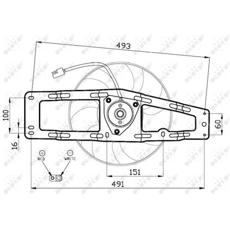 NRF Engine Cooling Fan 47476