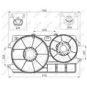 NRF Engine Cooling Fan 47450