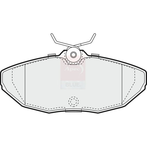 Apec Rear Brake Pad Set PD3520