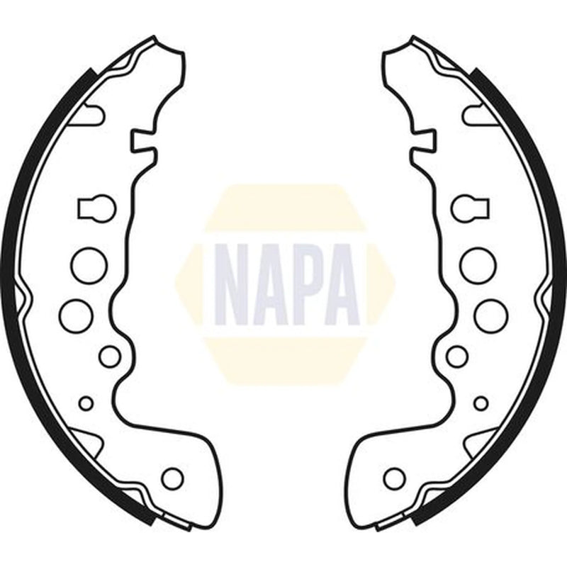 NAPA Brake Shoe Set Axle Kit NBS1034