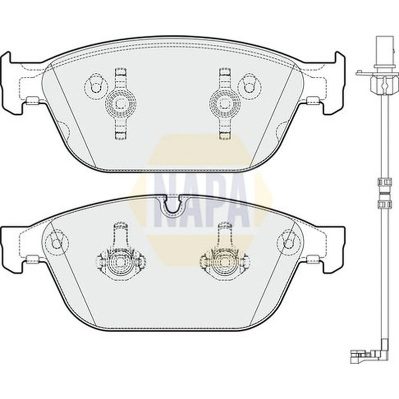 NAPA Front Brake Pad Set NBP1890