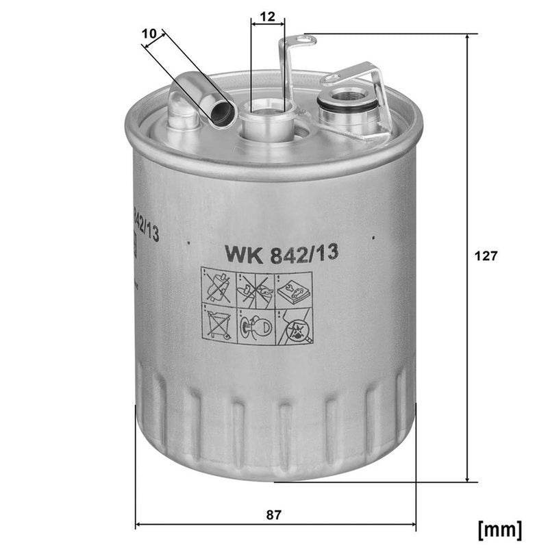 MANN-FILTER Fuel Filter Element WK 842/13