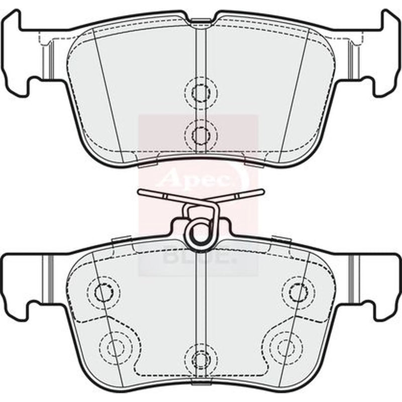 Apec Rear Brake Pad Set PD3739