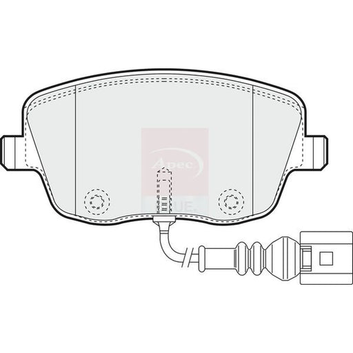 Apec Front Brake Pad Set PD3538