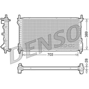 Denso Engine Radiator fits Ford Tourneo Connect 2002-2013 1.8