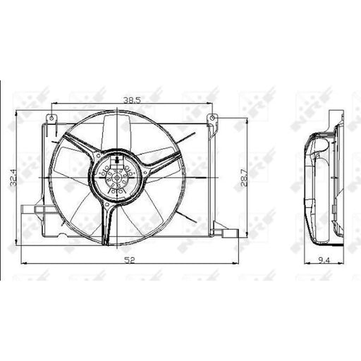 NRF Engine Cooling Fan 47009