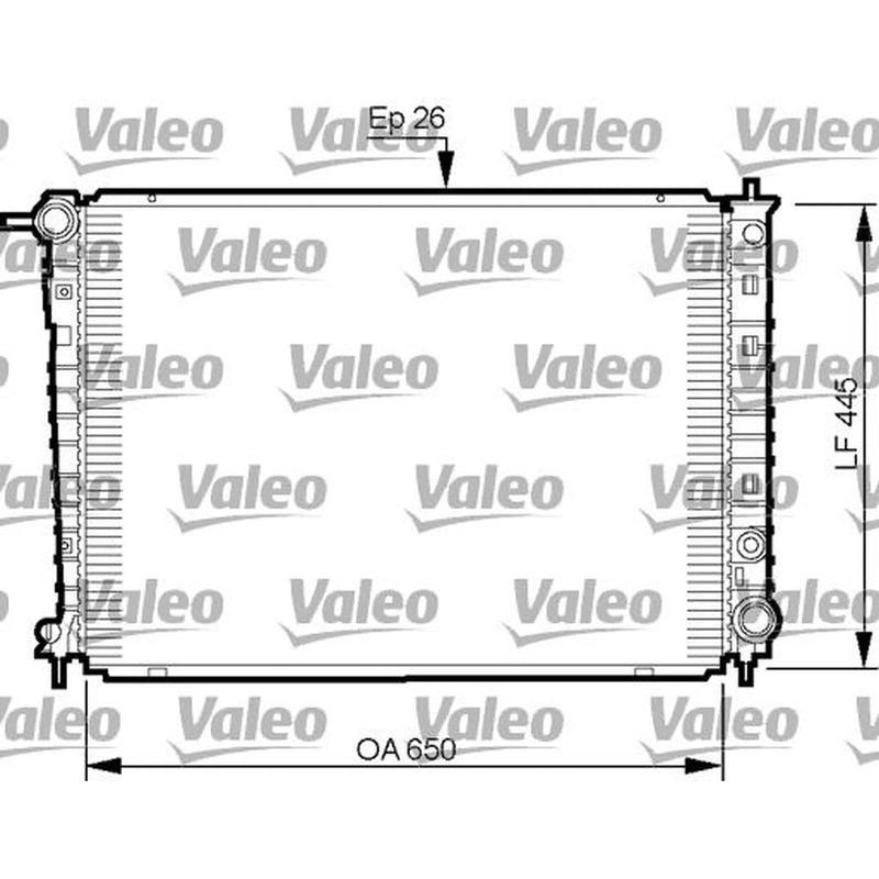Valeo Engine Radiator 735512
