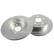 Borg & Beck 2 x Solid Rear Brake Discs BBD5159