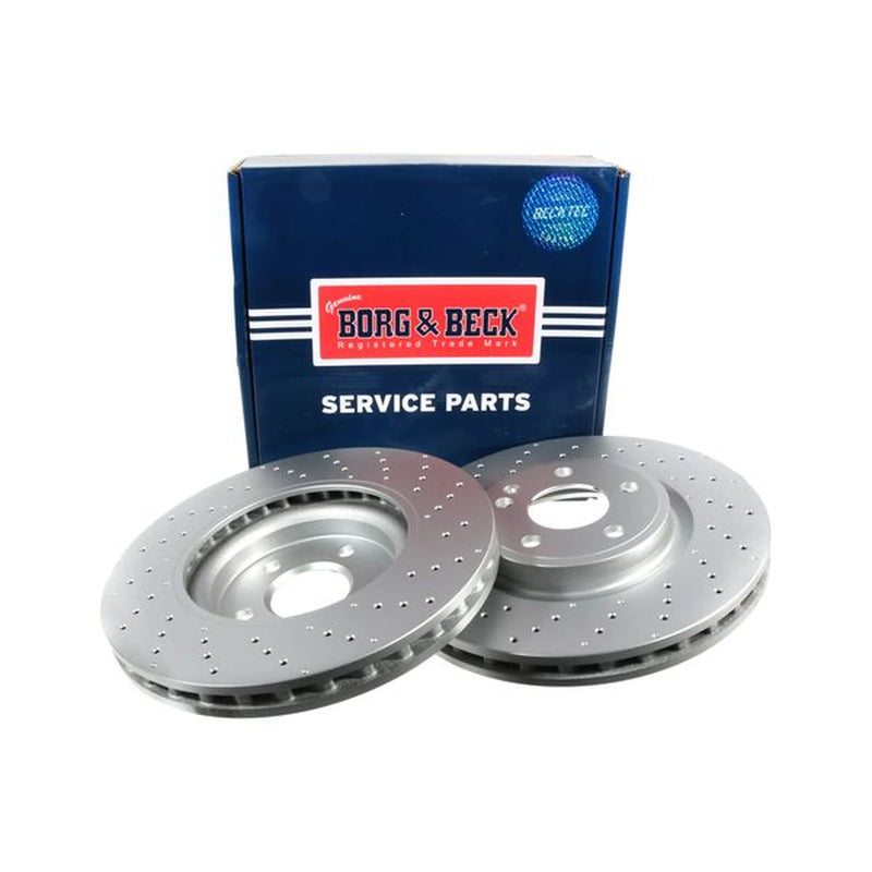 Borg & Beck 2 x / Front Brake Discs BBD5355-x2