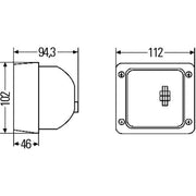 Hella Worklight High 1GA 007 506-111