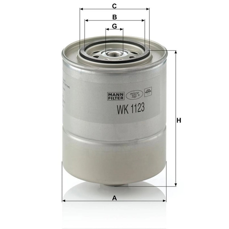 MANN-FILTER Fuel Filter Element WK 1123