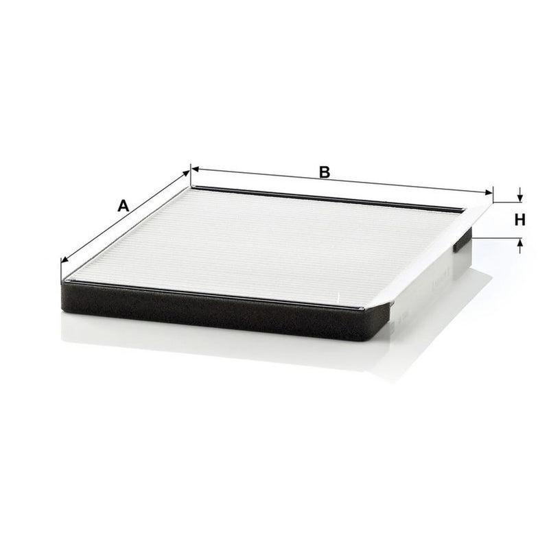 MANN-FILTER Cabin Air Filter (Pollen Filter) behind the glove compartment CU 2331
