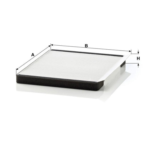 MANN-FILTER Cabin Air Filter (Pollen Filter) behind the glove compartment CU 2331