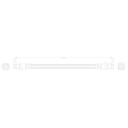 Juratek Brake Hydraulic Hose Line inner JBH1761R