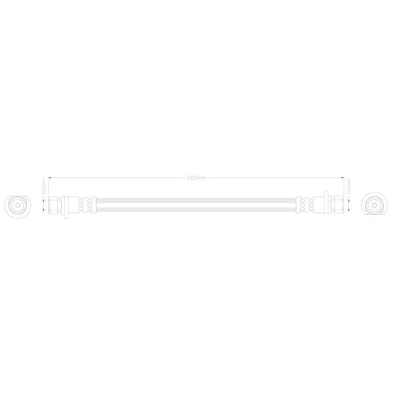 Juratek Brake Hydraulic Hose Line inner JBH1761R