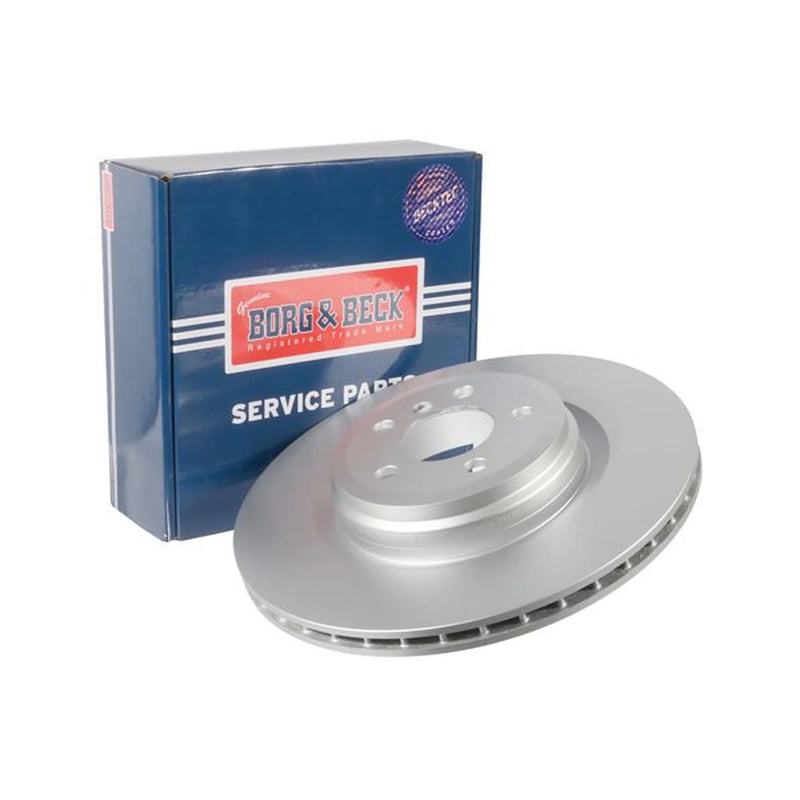 Borg & Beck 2 x Vented Rear Brake Discs BBD6089S-x2