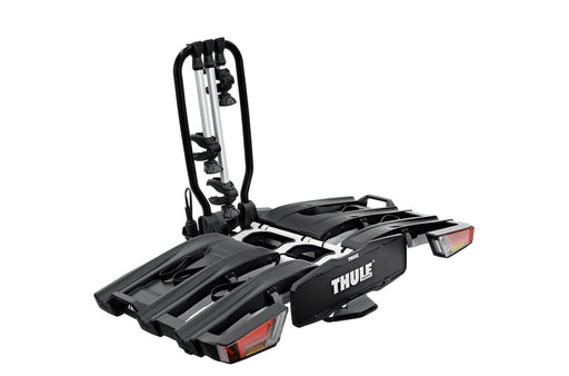 Thule EasyFold XT three-bike platform towbar bike rack black/aluminium Towbar bike rack - Thule - Van Life Living