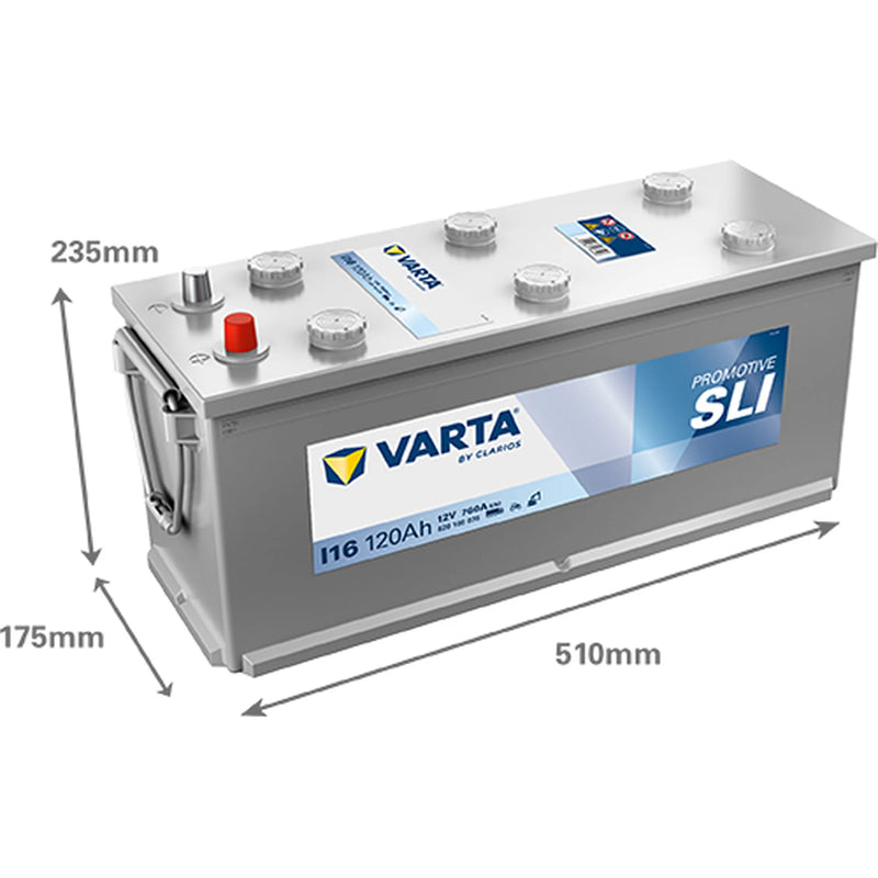 Varta Battery 12V 120Ah 760A 620109076K182