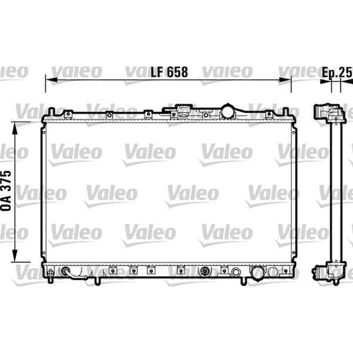 Valeo Engine Radiator 734137