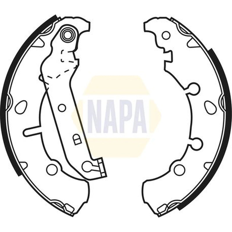 NAPA Brake Shoe Set Axle Kit NBS1043