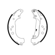 Mintex Brake Shoe Set Axle Kit MFR525