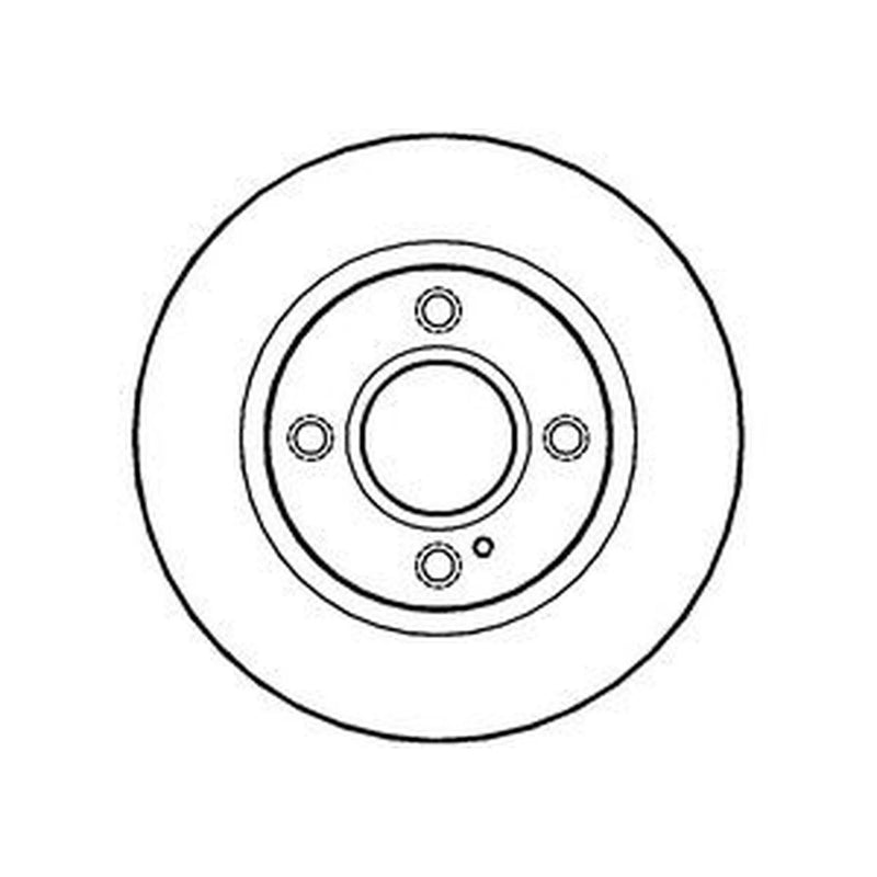 Abtex 2 x Vented Front Brake Discs BD1567V-x2