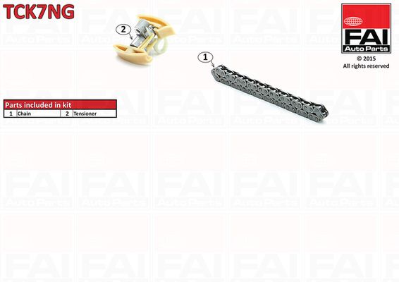Fai Timing Chain Kit Set 40 Links TCK7NG
