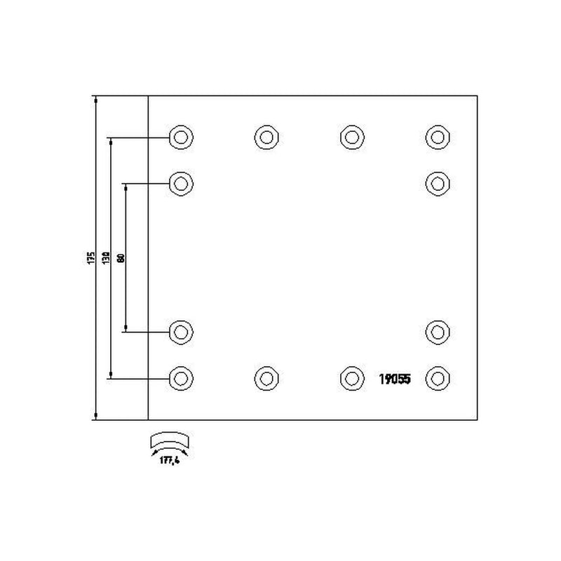 DON Don Cv Brake Lining Set DF46471S7203